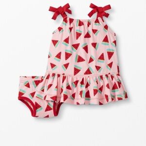 Hanna Andersson Watermelon Dress and Bloomers/ Size 2/ Discontinued Print